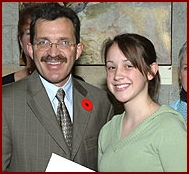 HollyYoung Youth Mayor Award2005