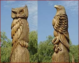 Owl and Eagle